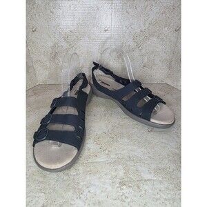 Collection By Clarks Strappy Sandals Women Sz 10M Comfort Business Casual Shoes